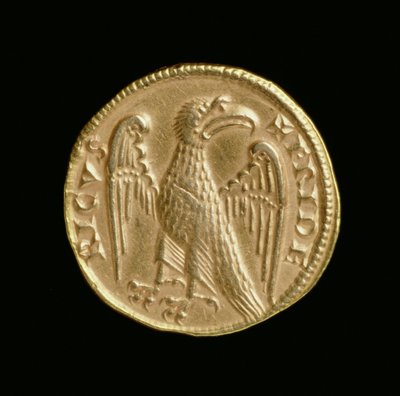 II. Frigyes Augustalis (1198-1250), Szicíliai Királyság és Dél-Olaszország, Messina Pénzverde, 1231-50 (fordított) (arany) (előlapját lásd: 168052) alkotó: Italian School