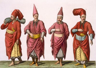 Baltadji, Kizlar-Aga stb., 6. tábla A Nemzetek története I. kötet III. részéből, V. Raineri metszete (akvatinta) alkotó: Italian School