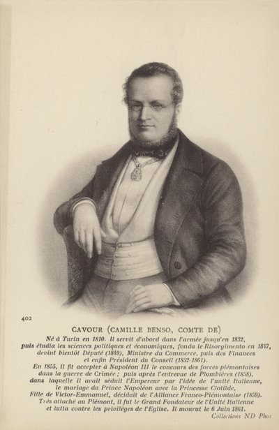 Camillo Benso alkotó: Italian School