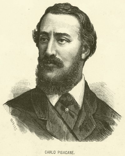 Carlo Pisacane (metszet) alkotó: Italian School