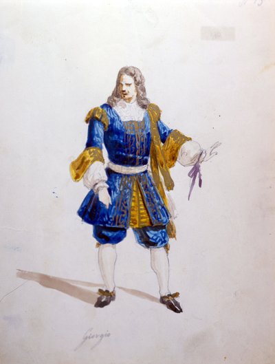 Giorgio karaktere Giuseppe Verdi „Traviátájában”. alkotó: Italian School