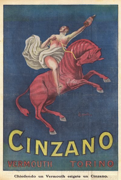 Cinzano Vermouth Torino (színes litográfia) alkotó: Italian School
