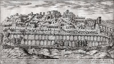 Circus Maximus, Róma. (metszés alkotó: Italian School