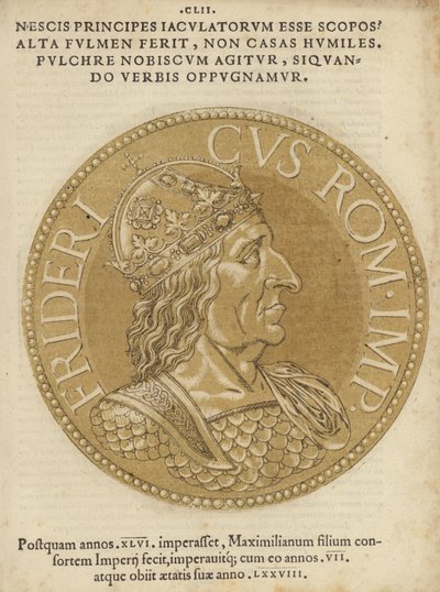 Érme Maximilian I képével alkotó: Italian School