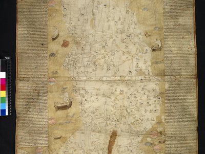 Cotton Roll XIII, 44 Italie tartomány modern helyszín (vellum) alkotó: Italian School