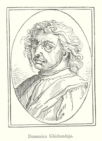 Domenico Ghirlandaio (metszet) alkotó: Italian School