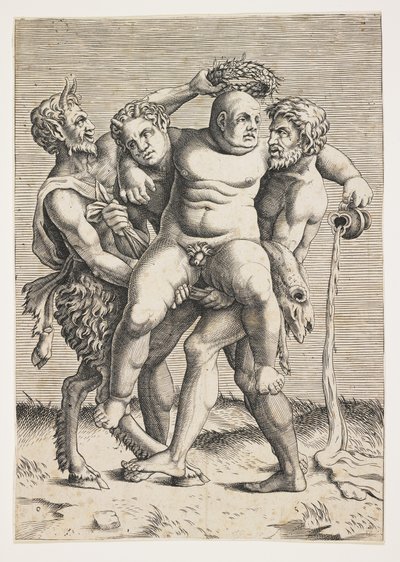 Részeg Silenus alkotó: Italian School