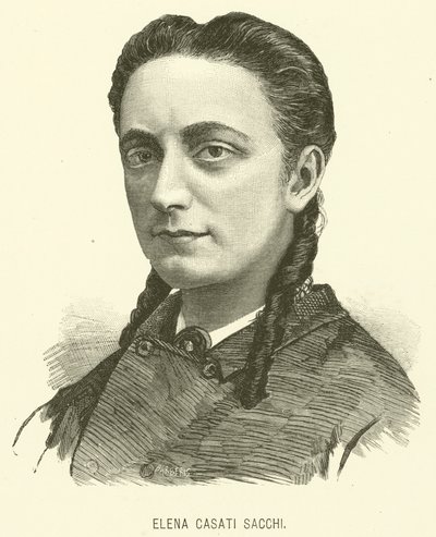 Elena Casati Sacchi (metszet) alkotó: Italian School