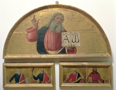 Örök Atya (tempera a panelen) alkotó: Italian School