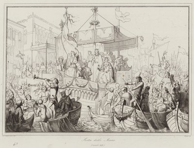 Festa delle Marie, 13. század (metszet) alkotó: Italian School