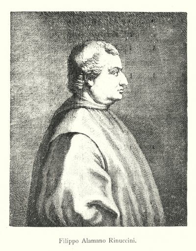 Filippo Alamano Rinuccini (metszet) alkotó: Italian School
