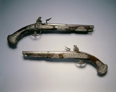 Flintlock pisztolyok, Brescia, 1670 körül alkotó: Italian School
