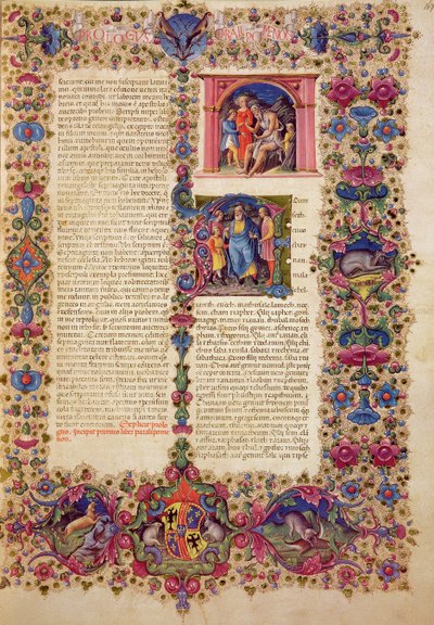 Fol.167r Első Krónikák Könyve, a Borso d