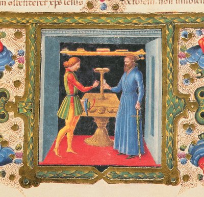 Fol.208r Szent Pál levele Timóteusnak, a Borso d