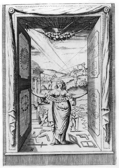 Bonaventura Cavalieri előképe Trigonometriának, 1643 alkotó: Italian School