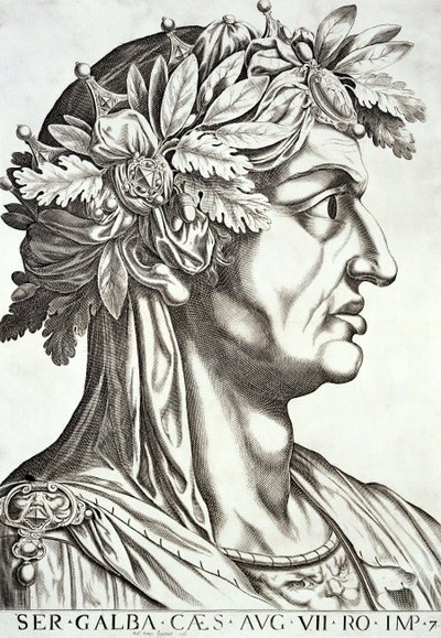 Galba Caesar (Kr. e. 3-69), 1596 alkotó: Italian School