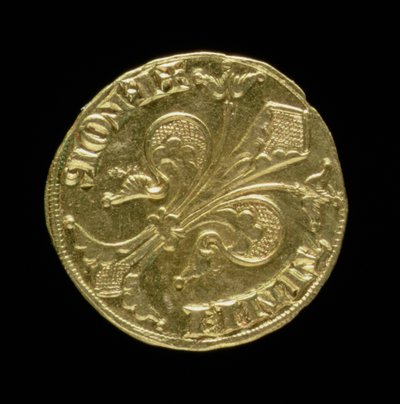 Arany florin (előlap) fleur de lys-el, firenzei, 1252 (a hátoldalt lásd: 83494) alkotó: Italian School