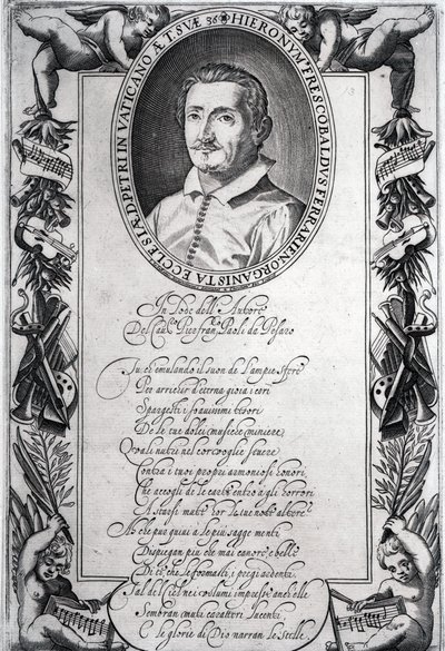 Hieronymus Frescobaldi, vésette Christian Sas alkotó: Italian School