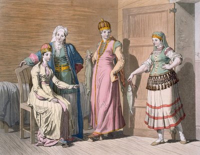 Belső cserkesz nőkkel, 1820-30-as évek körül alkotó: Italian School