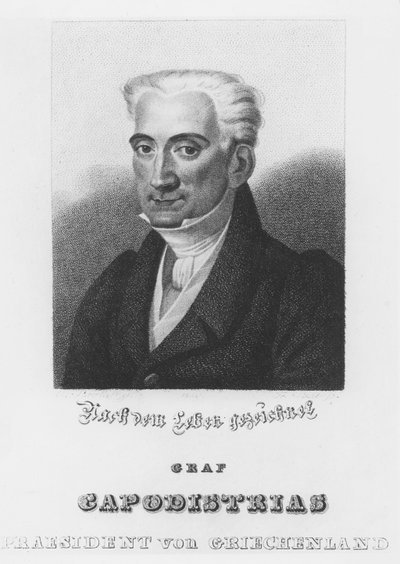 Ioannis Kapodistrias (metszet) alkotó: Italian School
