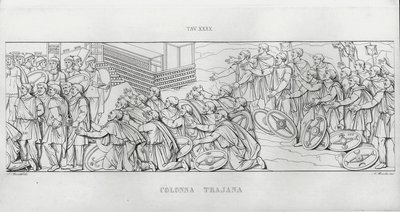 Traianus oszlopa, Traianus oszlopa (metszet) alkotó: Italian School