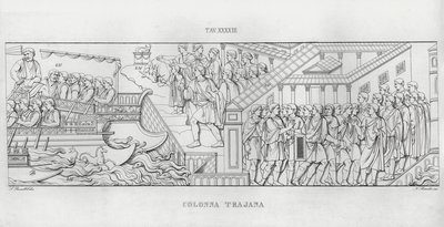 Traianus oszlopa, Traianus oszlopa (metszet) alkotó: Italian School