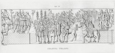 Traianus oszlopa, Traianus oszlopa (metszet) alkotó: Italian School