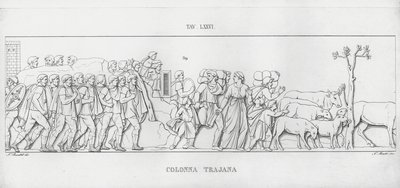 Traianus oszlopa, Traianus oszlopa (metszet) alkotó: Italian School