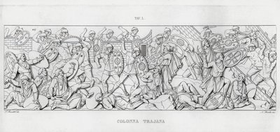 Traianus oszlopa, Traianus oszlopa (metszet) alkotó: Italian School