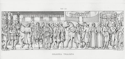 Traianus oszlopa, Traianus oszlopa (metszet) alkotó: Italian School