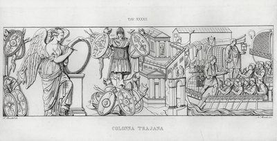 Traianus oszlopa, Traianus oszlopa (metszet) alkotó: Italian School