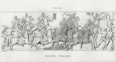 Traianus oszlopa, Traianus oszlopa (metszet) alkotó: Italian School