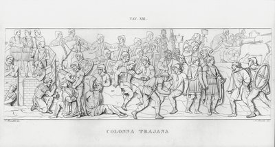 Traianus oszlopa, Traianus oszlopa (metszet) alkotó: Italian School