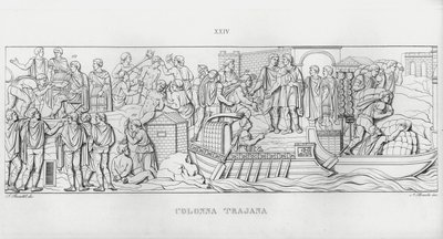 Traianus oszlopa, Traianus oszlopa (metszet) alkotó: Italian School
