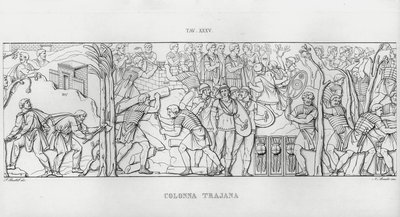 Traianus oszlopa, Traianus oszlopa (metszet) alkotó: Italian School