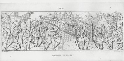 Traianus oszlopa, Traianus oszlopa (metszet) alkotó: Italian School