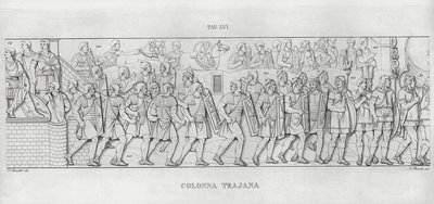 Traianus oszlopa, Traianus oszlopa (metszet) alkotó: Italian School