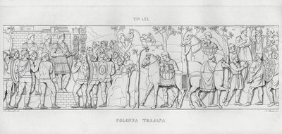Traianus oszlopa, Traianus oszlopa (metszet) alkotó: Italian School