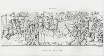 La Colonna Trajana, Traianus oszlopa alkotó: Italian School