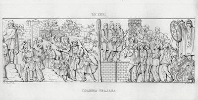 La Colonna Trajana, Traianus oszlopa alkotó: Italian School