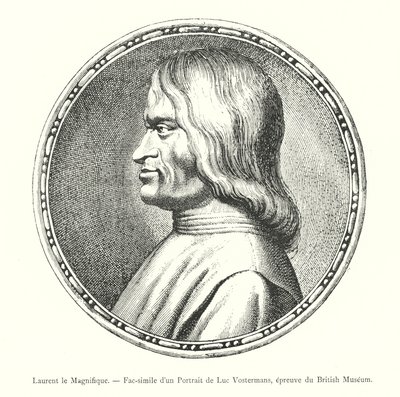 Csodálatos Lawrence, Luc Vostermans portréjának fakszimile, British Museum bizonyíték (metszet) alkotó: Italian School