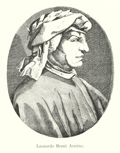 Leonardo Bruni Aretino (metszet) alkotó: Italian School