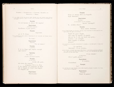 Librettó: Tosca, Giacomo Puccini, Ricordi kiadás, Olaszország alkotó: Italian School