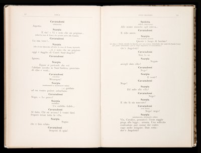 Librettó: Tosca, Giacomo Puccini, Ricordi kiadás, Olaszország alkotó: Italian School