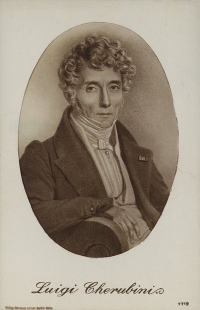 Luigi Cherubini olasz zeneszerző (1760-1842) alkotó: Italian School