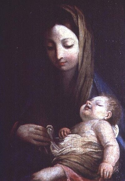 Madonna és gyermeke, Emilian School alkotó: Italian School