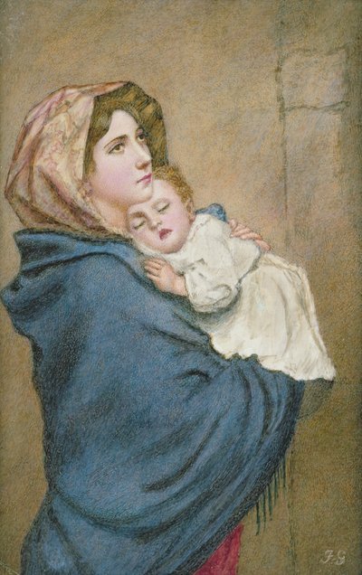 Szegények Madonnája (wc elefántcsontján) alkotó: Italian School