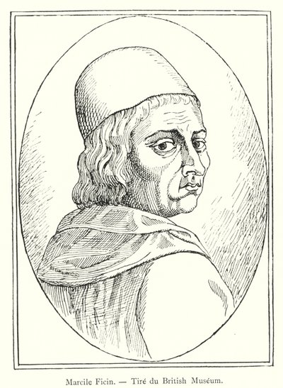 Marcile Ficin, British Museum Tire (metszet) alkotó: Italian School