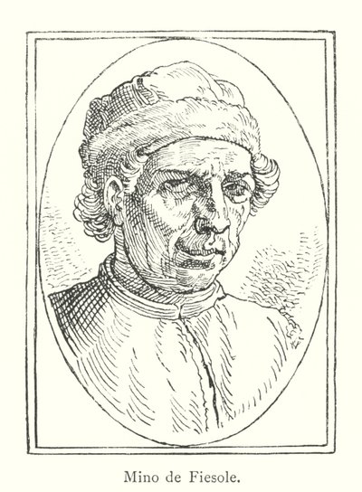 Mino de Fiesole (metszet) alkotó: Italian School