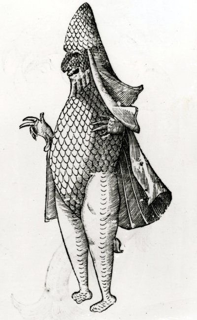 Marinus szörny a püspök iskoláztatási szokásaira hivatkozva, 1642 alkotó: Italian School